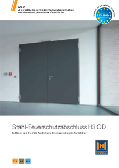 Stahl-Feuerschutzabschluss H3 OD